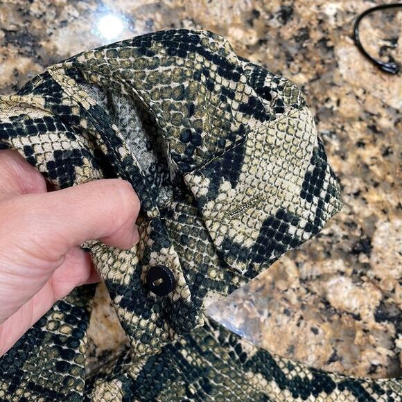 H&M Green Snake Print Tunic - Picture 5 of 6